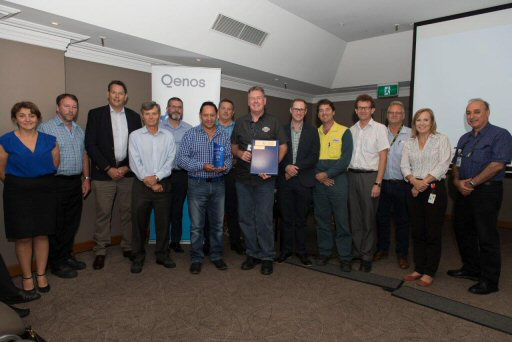 Representatives of the Olefines 2015 Turnaround winning team
